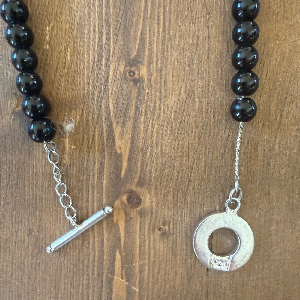 Tiffany & Co Onyx Beaded Necklace - Picture 5 of 7